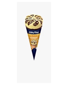 Milky Mist Ice Cream Cone Butter Scotch 20x120ML-Carton