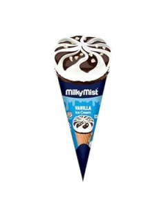 Milky Mist Ice Cream Cone Vanilla 20x90ML-Carton