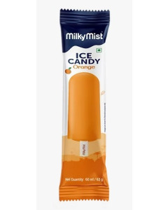 Milky Mist Ice Cream Orange Candy 24x60ML-Carton