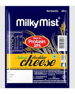 Milky Mist Cheddar Cheese 200GM-Packs