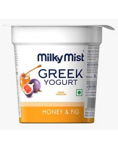 Milky Mist Greek Yoghurt Honey & Fig 100GM-Packs