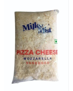 Milky Mist Shredded Mozzarella Cheese 1KG-Packs