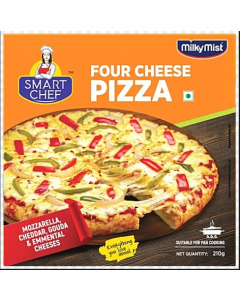 Milky Mist Four Cheese Pizza 210GM-Packs