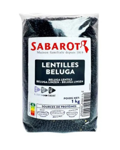 SABAROT  FRENCH LENTILS - Beluga Lentils - Pack
