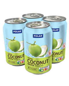 Polar Young Coconut Water (Plup) - Carton