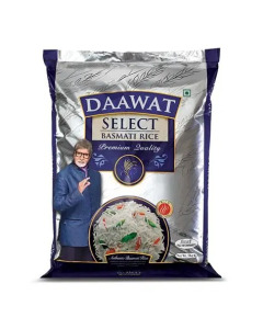 Daawat Basmati Rice Select 25KG-Bag