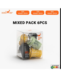 Cheerful Goat  Freeze Dried  Instant Pocket Coffee Powder Taster Pack 75gm - Pack