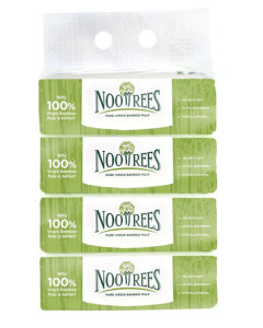NooTrees Bamboo 2 ply Facial Tissues Soft Pack  4x170 Sheets - Carton