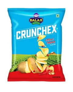Balaji Wafers Crunchex - Chilli Tadka - Carton