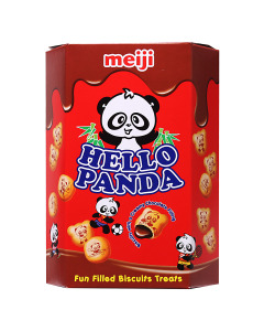 Meiji Hello Panda Small Biscuits Chocolate Cream - Case