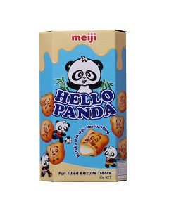 Meiji Hello Panda Biscuits With Milk Cream - Case