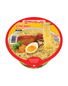 Myojo Chicken Flavour Bowl Noodles - Carton