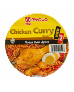 Myojo Chicken Curry Flavour Bowl Noodles - Carton