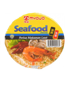 Myojo Seafood Flavour Bowl Noodles - Carton