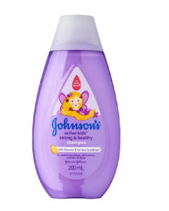 Johnson & Johnson Active Kids Strong & Healthy Shampoo - Carton