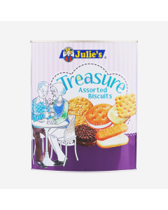 Julie's Treasure Assorted Biscuits Tin - Case