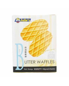 Julie's Butter Waffles 100g - Carton