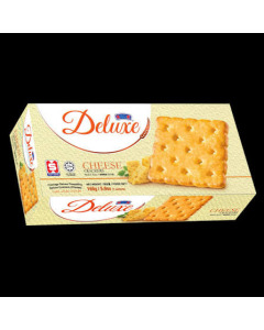 KERK DELUXE CHEESE CRACKER (7s) BOX 168G X 12-Carton