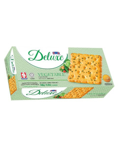 KERK DELUXE VEGETABLE CRACKER (7s) BOX 168G X 12-Carton