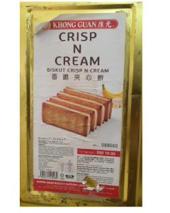 Khong Guan Crisp N Cream - Carton