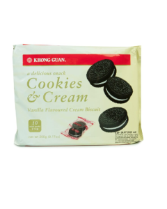 Khong Guan Cookies And Cream (Vanilla Flavour) - Carton