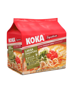 Koka Signature NO MSG Laksa Singapura Flavour Instant Noodles - Case