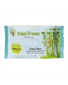 Nootrees Self Spa Aqua Skin Moiturising Wipes with Eco-dot© Technology 25s - Carton