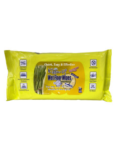 Kleen-Up Wet Floor Wipes 15S - Lemongrass - Carton