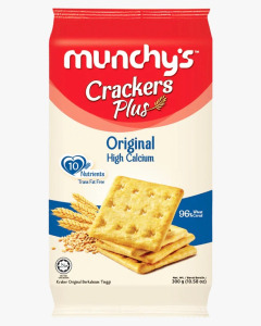 Munchy's Crackers Plus Original High Calcium 15s - Carton