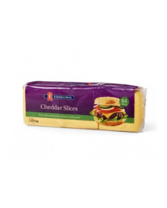 Emborg Burger Slices Colored - Carton