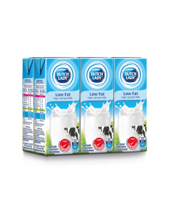 Dutch Lady Pure Farm UHT Milk - LOW FAT - Carton