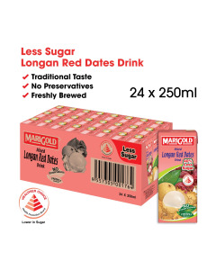 Marigold Longan Red Dates Drink - Carton