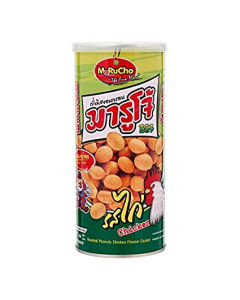 Marucho Roasted Peanuts Chicken Flavour Coated 200g - Case