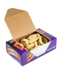 McCain Moore 3/4" Gourmet Breaded Onion Rings - Carton