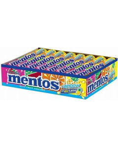 EXPORT MENTOS CANDY ROLL RAINBOW -29GR X 14 X 18-Carton