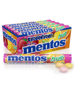 EXPORT MENTOS CANDY FRUIT-135GR X 40 BAGS-Carton