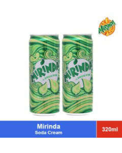 Export MIRINDA SODA CREAM 320ML X24 -20fcl - Carton 