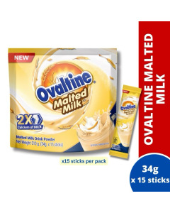 OVALTINE MALTED MILK NA ST 12 X 15S X 34G-Carton