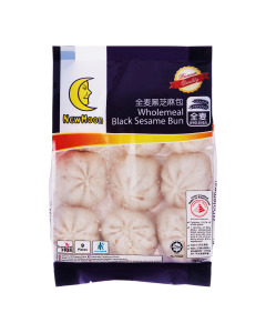 New Moon Wholemeal Black Sesame Bun 9s - Case