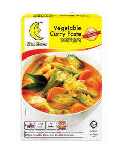 New Moon Premium Vegetable Curry Paste - Carton