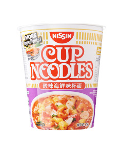 Nissin Tom Yam Seafood Flavour Cup Noodles - Carton