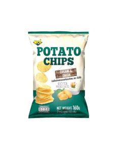Tong Garden Noi Potato Chips Cream & Onion - Carton