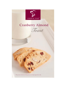 Cookie Tree Cranberry & Almond Toast - Case