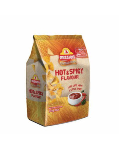 Mission Triangle Yellow Hot & Spicy Fried Chips - Carton