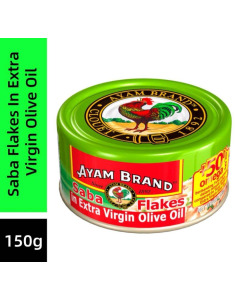 Ayam Brand Saba Flakes in Olive Oil - Carton