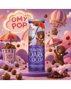 OMYPOP POPCORN DARK COCOA 70G X 12-Carton