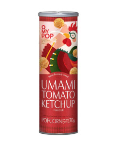 OMYPOP POPCORN TOMATO KETCHUP 70G X 12-Carton
