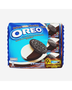 Oreo Dark & White Chocolate Cookie Sandwich Biscuit - Carton