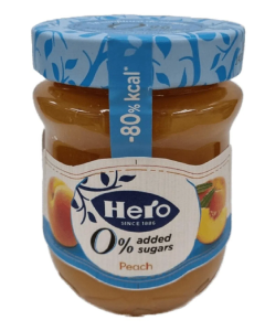 Hero Peach 0% Jam - Carton