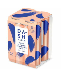 Dash Sparkling Water Peach - Carton